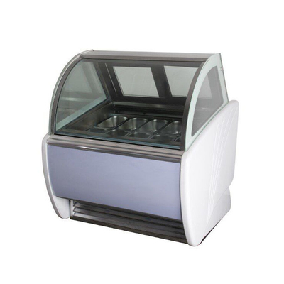 Adjust Temperature Commercial Gelato Ice Cream Showcase Display Dipping Cabinets With Best Freezer To Store